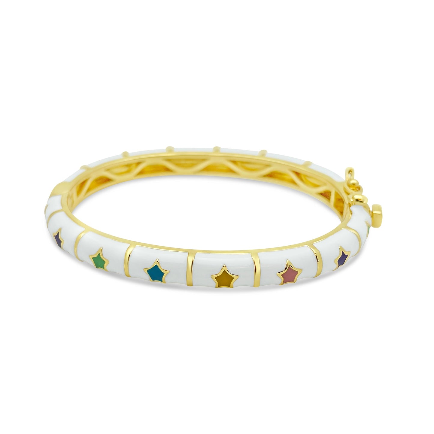 Children's Multicolour Star Bangle Bracelt