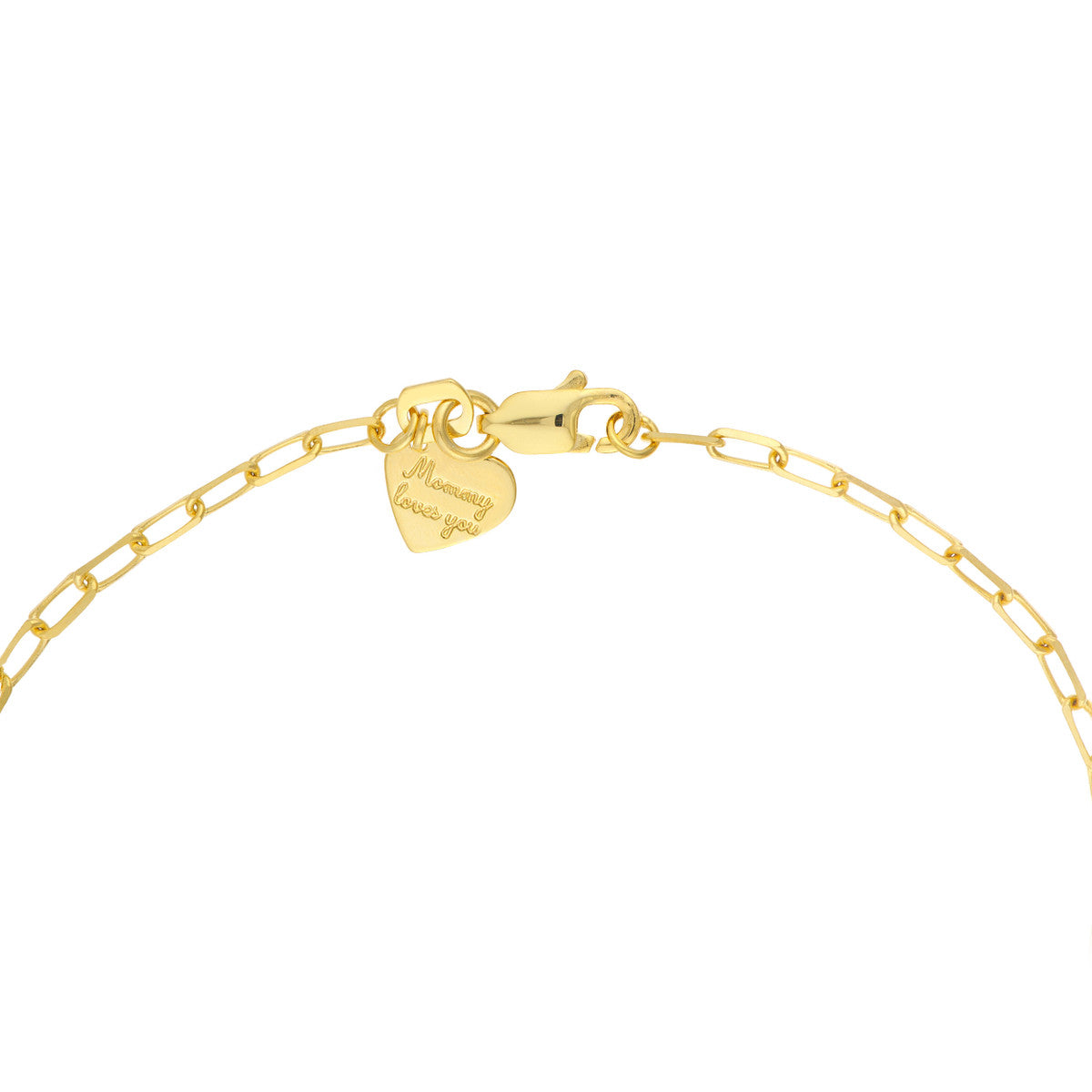 Children's 14k Yellow Gold Butterfly ID Bracelet
